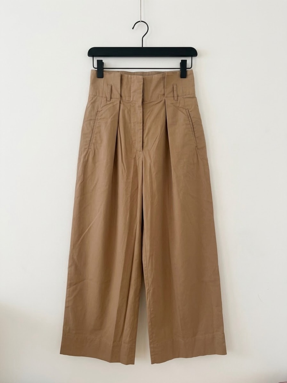 Kotn High-Rise Wide Leg Pants in Camel